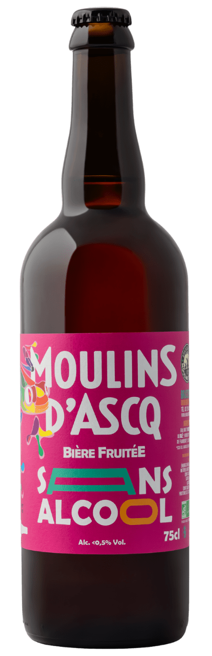 Bière fruitée sans alcool